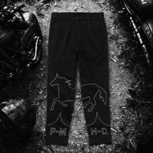 Post Malone x Harley-Davidson Studded Horsepower Denim Jeans 34x32 NWT Rare $175